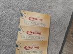 3 tickets voor Efteling die geldig tot 31 december 2025, Tickets en Kaartjes