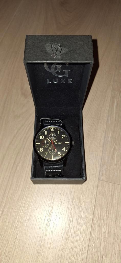 Compleet nieuwe carsidun horloge, Sieraden, Tassen en Uiterlijk, Horloges | Heren, Nieuw, Overige merken, Staal, Ophalen of Verzenden