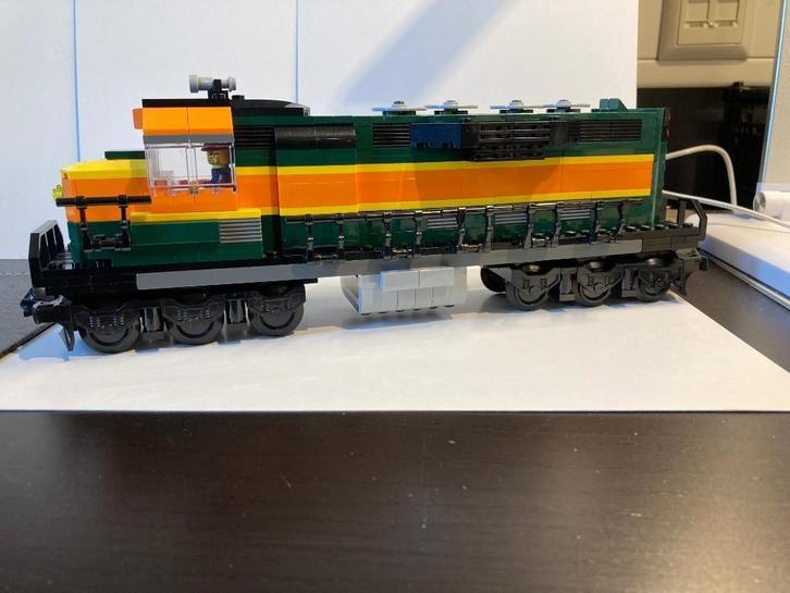 Lego locomotief 10133 BNSF Locomotief zelf bouw 6 Asser, Kinderen en Baby's, Speelgoed | Duplo en Lego, Gebruikt, Lego, Complete set