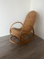 Vintage rotan schommelstoel, Ophalen, Gebruikt