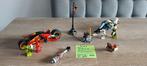 Ninjago set lego 70667 kai's bladecycle zane's snowmobile, Ophalen of Verzenden, Zo goed als nieuw, Complete set, Lego
