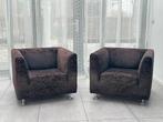 Gelderland fauteuils 4800 Henk Vos, designers guild bekleed, Ophalen, Zo goed als nieuw, 75 tot 100 cm, Stof
