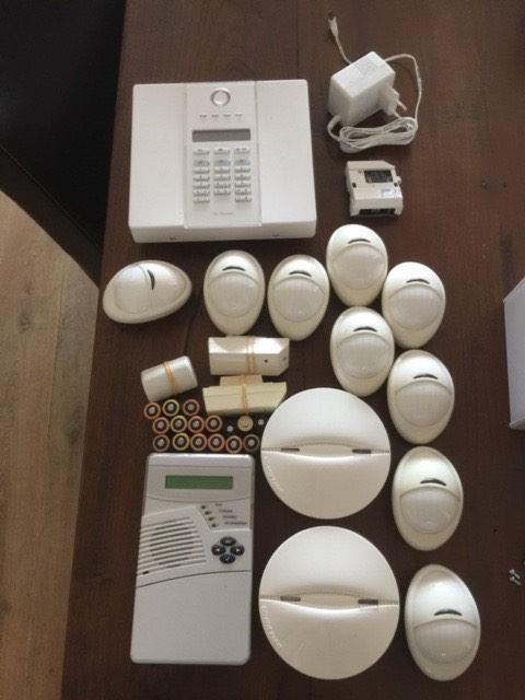 Visonic powermax alarmsysteem, Doe-het-zelf en Verbouw, Alarmsystemen, Gebruikt, Compleet systeem, Beweging, Draadloos, Ophalen of Verzenden