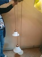 Salontafel lamp, Huis en Inrichting, Lampen | Hanglampen, Ophalen of Verzenden, Gebruikt, Glas, Minder dan 50 cm