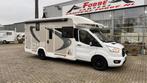 Topstaat met 19dkm NAP De Chausson Titanium Premium 640 2022, Ringverwarming, Ford, Diesel, Half-integraal