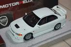 1:18 MITSUBISHI LANCER EVO 4 white Motorhelix WRH, Hobby en Vrije tijd, Modelauto's | 1:18, Verzenden, Zo goed als nieuw, Auto