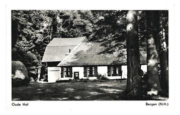 975059 Bergen Oude Hof NH 1958 Gelopen met postzegel beschikbaar voor biedingen