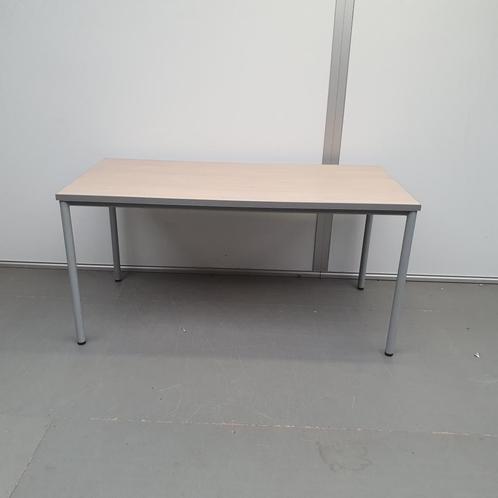 Gispen tafel eiken houten blad - 160x80 cm, Huis en Inrichting, Tafelonderdelen, Gebruikt