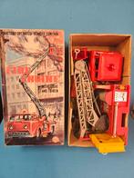 Vintage MARX Brandweer auto fire engine in doos repair/parts, Antiek en Kunst, Ophalen of Verzenden