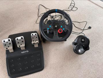 ZGAN Logitech G29 met shifter beschikbaar voor biedingen