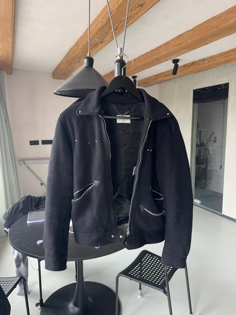 Sandro wol jassen, Ophalen of Verzenden, Zo goed als nieuw, Maat 36 (S), Zwart