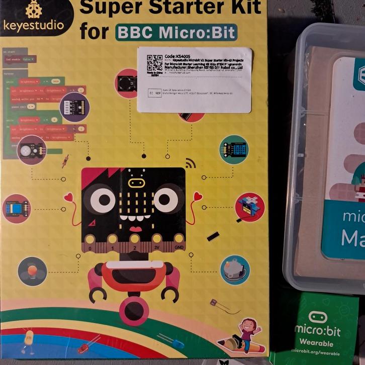 Micro:Bit Starter Kit + Accessoires, Hobby en Vrije tijd, Elektronica-componenten, Zo goed als nieuw, Ophalen of Verzenden