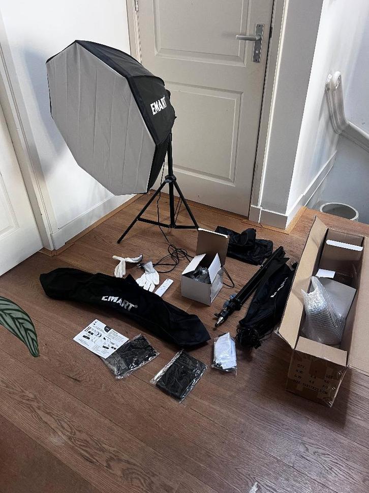 EMART Softbox Lighting Kit with Sandbag, 25.5, Audio, Tv en Foto, Fotografie | Fotostudio en Toebehoren, Zo goed als nieuw, Overige typen