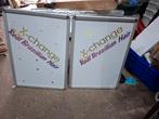 X-change Real boord reclamebord, Verzamelen, Reclamebord, Gebruikt, Onbekend, Onbekend