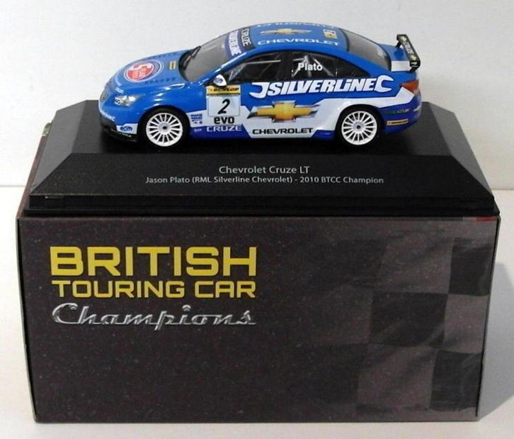 19908: Chevrolet Cruze LT RML - Jason Plato - BTCC 2010, Hobby en Vrije tijd, Modelauto's | 1:43, Nieuw, Auto, Overige merken
