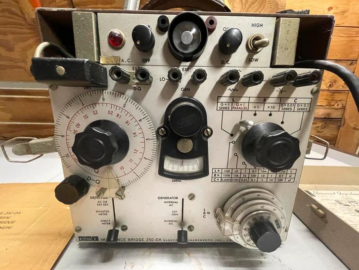 ESI 250 DA Impendantiebrug (1977) met Handleiding, Hobby en Vrije tijd, Elektronica-componenten, Ophalen