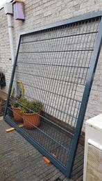 Hekwerk deur met dubbele staafmat, is nog nooit gebruikt, Ophalen, Zo goed als nieuw, IJzer, Dubbelstaafmat hekwerk