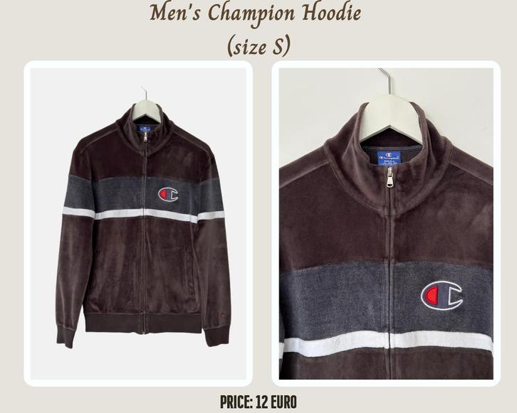 Men's Champion Hoodie – Size S, Kleding | Heren, Sportkleding, Zo goed als nieuw, Voetbal, Ophalen of Verzenden