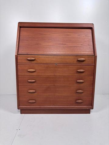 Vintage secretaire dyrlund kast ladekast  beschikbaar voor biedingen