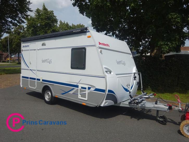 Dethleffs Summer-Edition 390 Frans Bed+Zitje+Mover, Caravans en Kamperen, Caravans, Bedrijf, tot en met 3, 750 - 1000 kg, Dethleffs