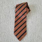 McGregor heren stropdas 100% zijde gestreepte rood blauw, McGregor, Ophalen of Verzenden, Zo goed als nieuw, Met patroon