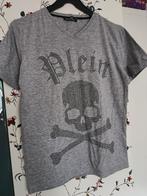 Philipp Plein T-shirt Skull Grijs Maat M, Maat 38/40 (M), Ophalen of Verzenden, Zo goed als nieuw, Korte mouw