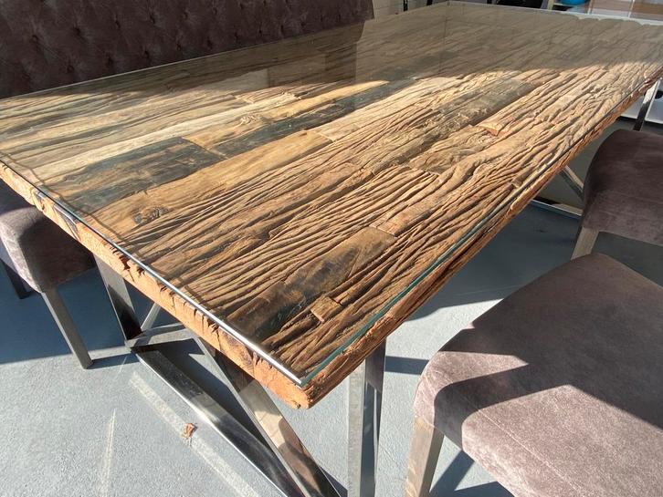 Opkamer stoelen en kensington tafel, Huis en Inrichting, Tafels | Eettafels, 50 tot 100 cm, 200 cm of meer, Rechthoekig, Ophalen of Verzenden