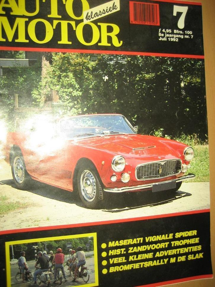 AMK 1992 7 Maserati 3500 Vignale Spider, Boeken, Auto's | Folders en Tijdschriften, Gelezen, Overige merken, Ophalen