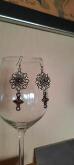 Vintage  Victoriaanse oorbellen met Swarovski kristal, Sieraden, Tassen en Uiterlijk, Oorbellen, Ophalen of Verzenden, Zo goed als nieuw