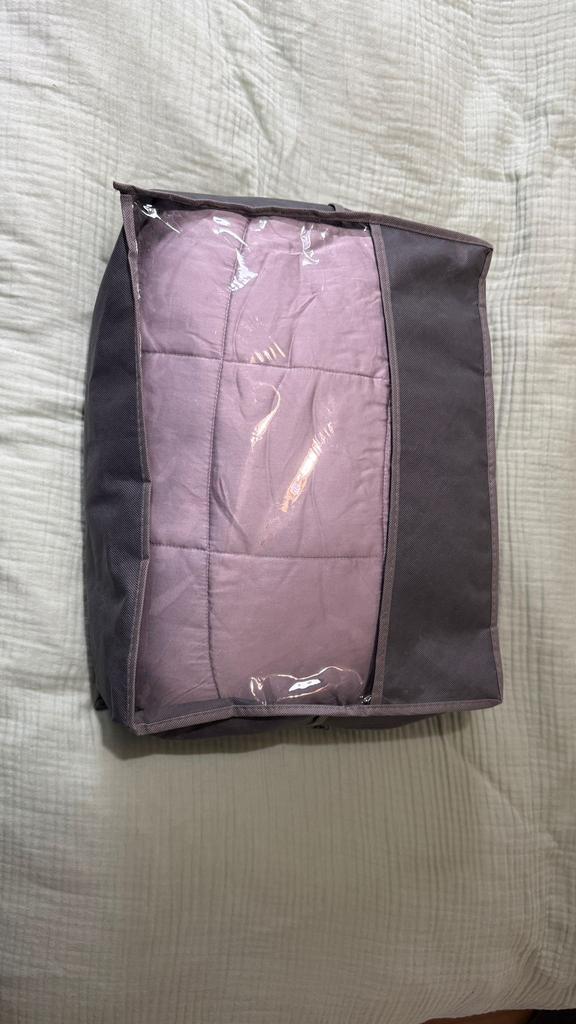 Litollo verzwaringsdeken, Eenpersoons, Ophalen of Verzenden, Grijs, Deken of Dekbed