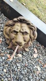 Tuinbeeld Leeuw - gietijzer, Ophalen, Gebruikt, Beton, Dierenbeeld