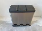 Prullenbak 60L (3 x 20L), Ophalen, Zo goed als nieuw, Kunststof, Minder dan 50 cm