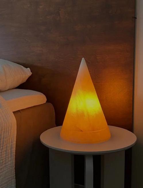 Vintage alabast tafellamp + gratis levering, Huis en Inrichting, Lampen | Tafellampen, Zo goed als nieuw, Minder dan 50 cm, Ophalen