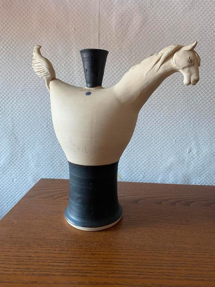 Margareta Erwald Kandelaar - Uniek Design!, Antiek en Kunst, Antiek | Keramiek en Aardewerk, Ophalen of Verzenden