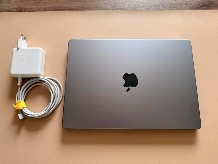 MacBook Pro 14" 2021, 16GB/512GB, Spacegrey, Computers en Software, Apple Macbooks, Gebruikt, MacBook Pro, Overige groottes, Onbekend