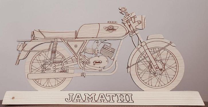 Jamahti Silhouet, Huis en Inrichting, Woonaccessoires | Klokken, Nieuw, Wandklok, Ophalen of Verzenden