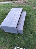 Stevige tuintafel met banken, Tuin en Terras, Bielzen en Borders, Gebruikt, Ophalen of Verzenden, Hout, 100 tot 200 cm
