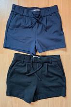Kids Only poptrash shorts blauw zwart stof maat 134, Broek, Meisje, Kids Only, Ophalen of Verzenden