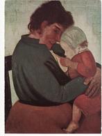 Thema Kunst Constant Permeke -Moederschap 1913., Verzenden, Ongelopen, Cultuur en Media