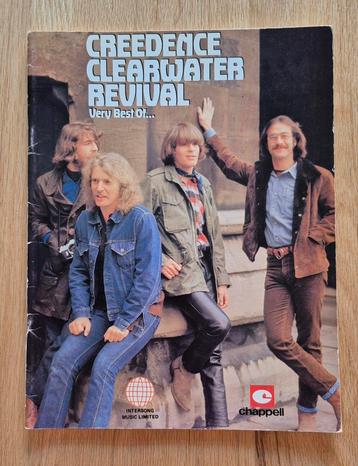 Creedance Clearwater Revival  - Tekst en muzieknoten boek  beschikbaar voor biedingen