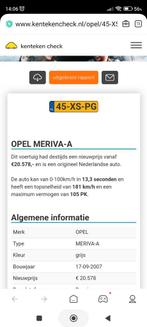 Opel Meriva benzine, trekhaak, weinig km 's, Opel, Gebruikt, Ophalen of Verzenden