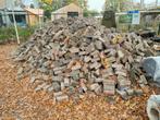 Gratis! Beton klinkers  rood / grijs 70m3, Tuin en Terras, Ophalen, Beton, Klinkers