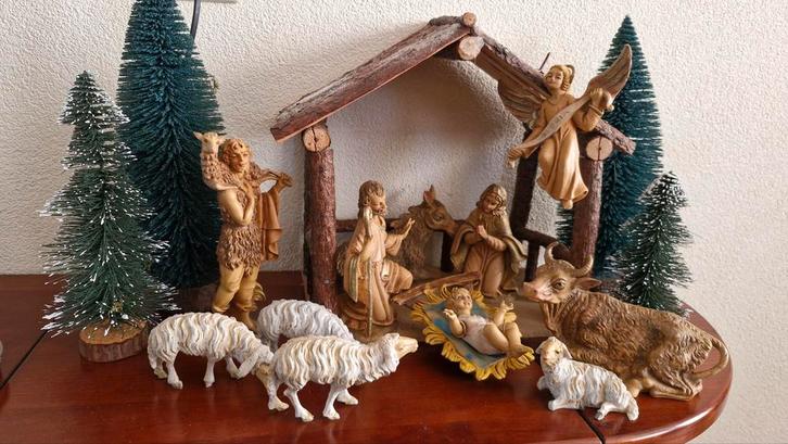 Vintage Kerstgroep - Grote Beelden - Made in Italy, Diversen, Kerst, Ophalen of Verzenden