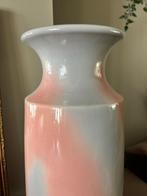 Vaas XL West Germany pastel vintage, Ophalen of Verzenden, Zo goed als nieuw, Aardewerk of Porselein, Minder dan 50 cm