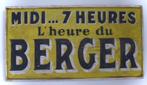 Houten Frans reclame bord/ Pastis /Berger/ Frankrijk / apero, Reclamebord, Ophalen of Verzenden, Zo goed als nieuw