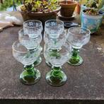 7 mooie bewerkte borrelglaasjes, Verzamelen, Glas en Borrelglaasjes, Ophalen of Verzenden, Zo goed als nieuw, Borrel- of Shotglas