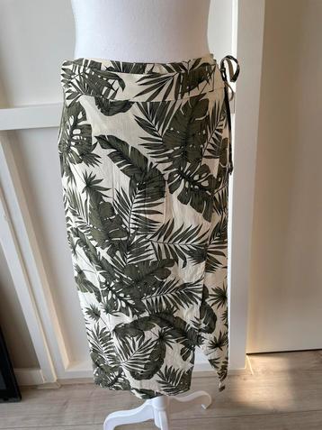 NIEUW H&m rok groen wit print maat 38 beschikbaar voor biedingen