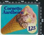Sticker: Cornetto Aardbeien, Verzamelen, Overige typen, Ophalen of Verzenden, Zo goed als nieuw