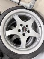 Volkswagen golf 3 vr6 wielen borbet t-cup 16 inch 5x100, Auto-onderdelen, 15 inch, Ophalen of Verzenden, Band(en), 195 mm