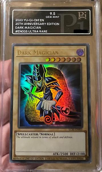 Yu-Gi-Oh! Dark Magician LC01 PI Grade 9,5 Gem Mint ! beschikbaar voor biedingen